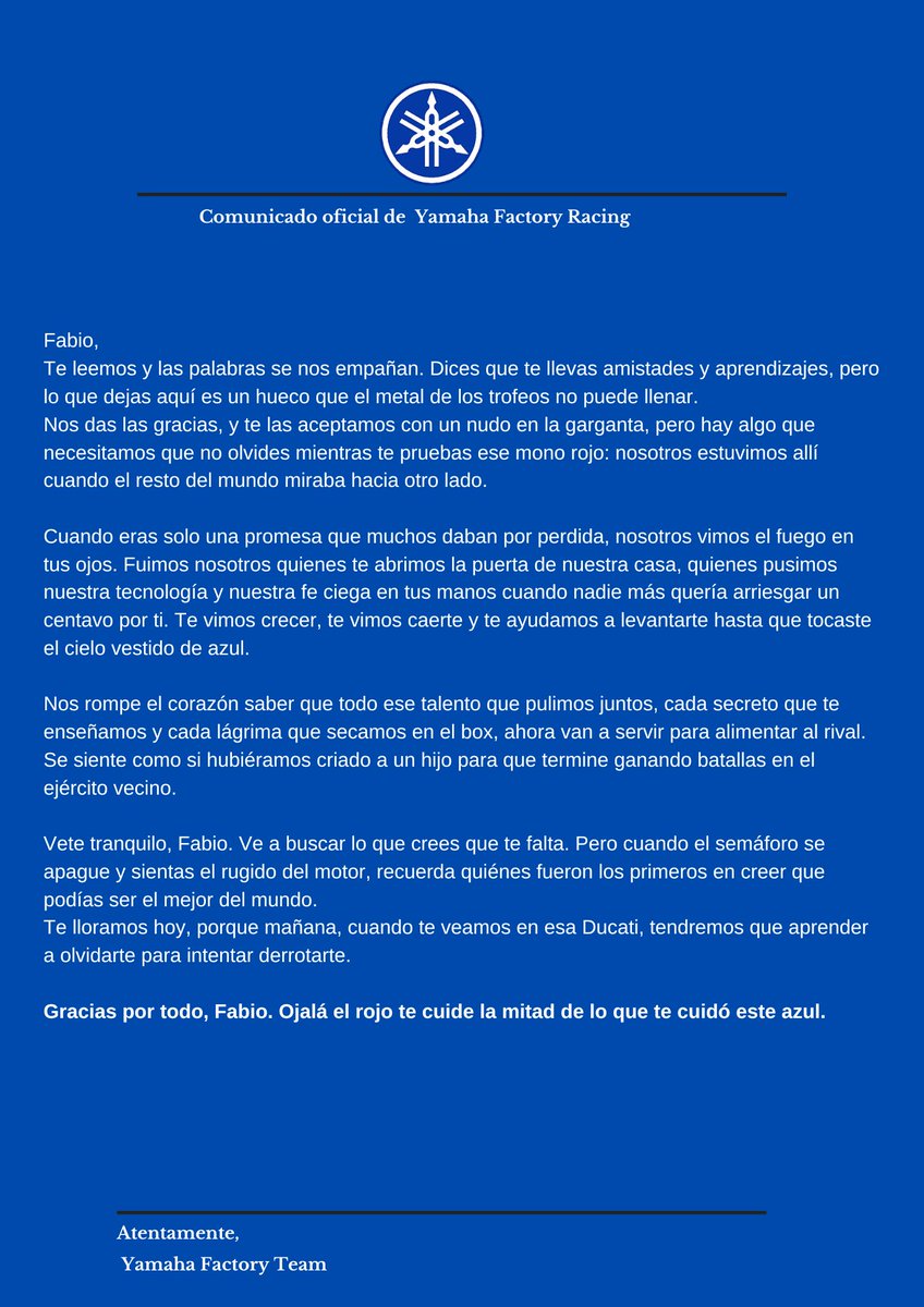 Panasonic Yamaha Factory Team tweet media