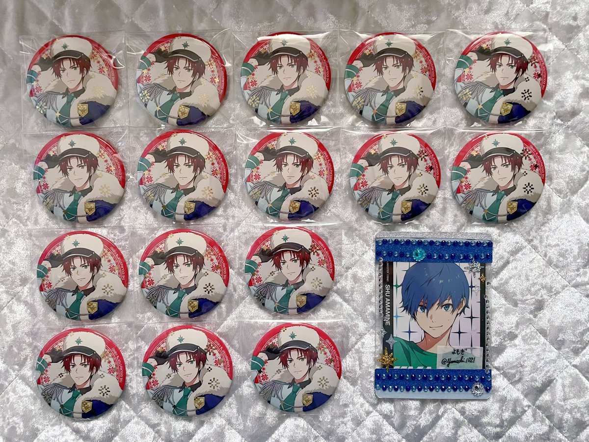 交換/譲渡】 SideM シーパラ 八景島シーパラダイス 缶バッジ 譲￤鋭心