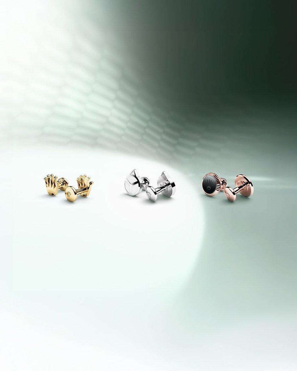 An exclusive collection of @‌Rolex cufflinks, meticulously crafted in 18 kt gold. Refined accessories that draw their design from the iconic aesthetic codes of Rolex watches.

#Rolex #OfficialRolexJeweler #BuchererUSA
