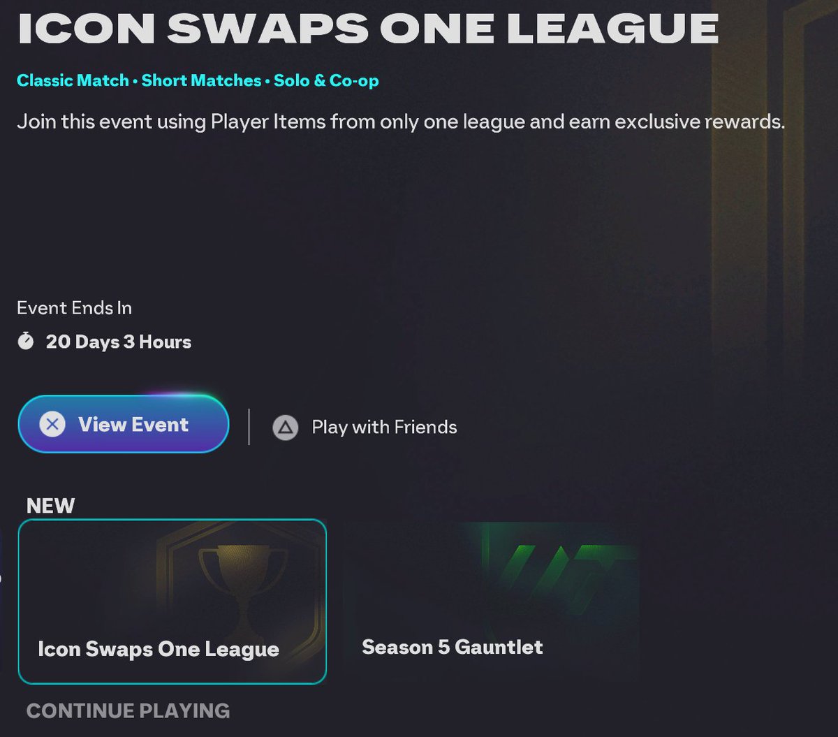 FUTWIZ's tweet image. 🚨ICON SWAPS LEAGUE  🚨

Can we all agree to do Golden Goal in this league 🙏

Or if you see someone with either of these squads:

LaLiga Squad - Bring your GK out for an outside the box goal

Bundesliga Squad - Bring your GK out for a Chip Shot 

Ligue 1 - Offside Trap so they…