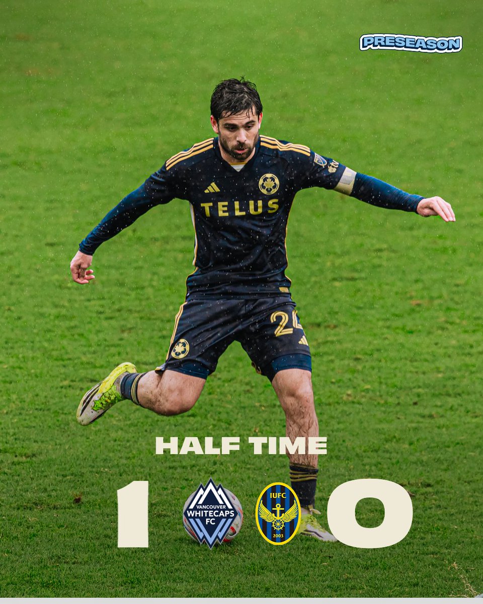 WhitecapsFC's tweet photo. Up at the half 💪
#VWFC 1-0 #IUFC https://t.co/B48u3pz8Fe
