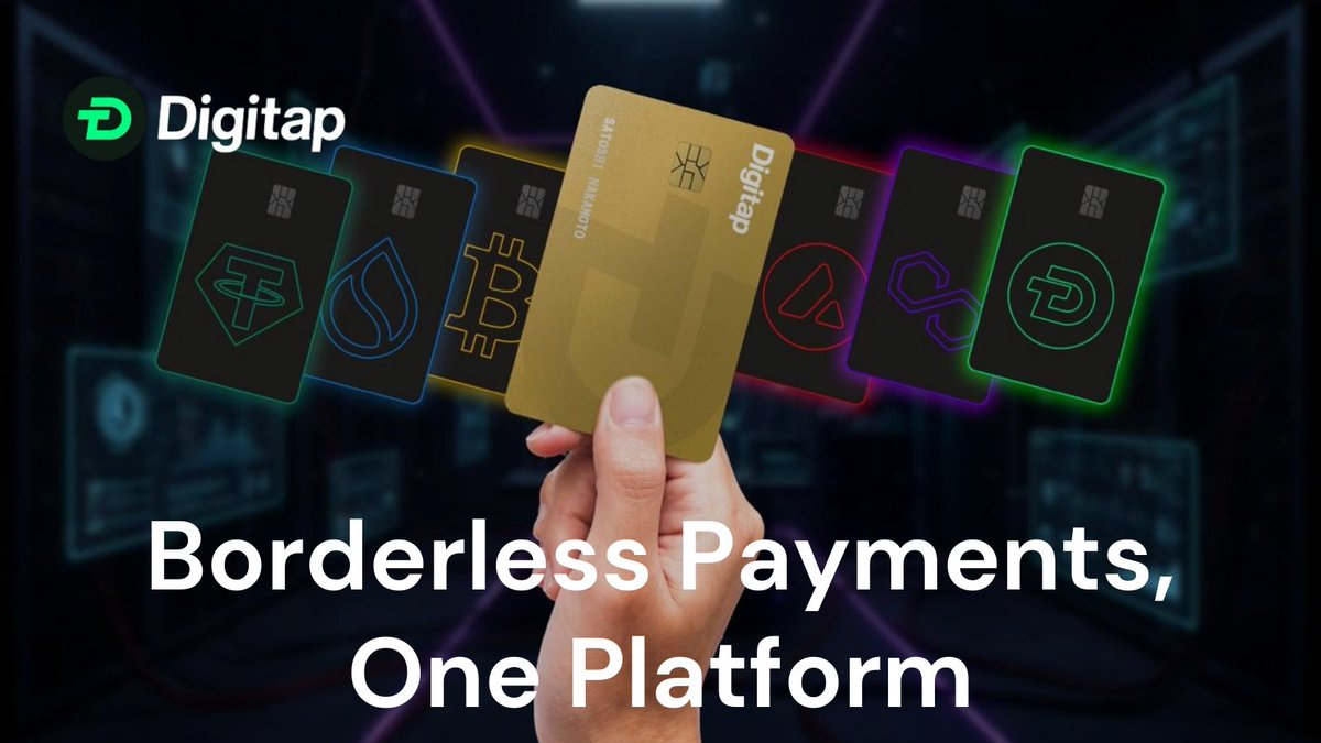 DigiTap_app's tweet photo. 🌍 Payments shouldn’t stop at borders.
DigiTap is built for:
• Cross-border users
• Freelancers &amp; remote teams
• Crypto-native &amp; fiat-native flows
One platform. Multiple rails.
That’s the direction forward.
#digitap #taptoken #payments https://t.co/b3nko6VcQp