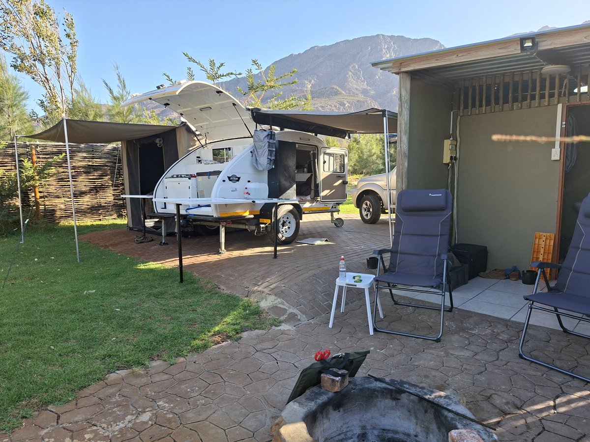 Always camped with the motorhome. First time in the Jetstream. I think I prefer this ☺️