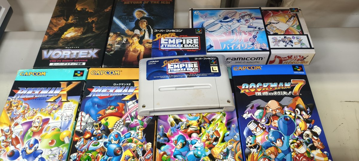 スーパーファミコンソフト 買取いたしました～ ロックマンXシリーズや