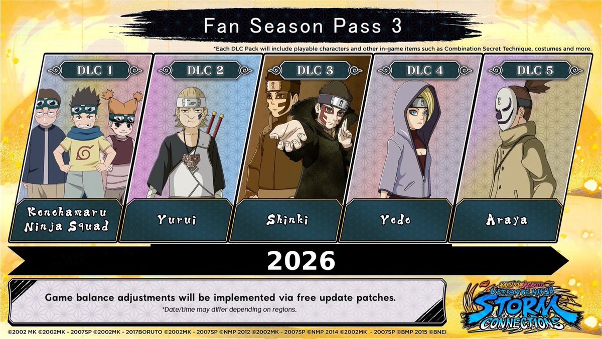 NinjaStormCo's tweet image. Dear @BandaiNamcoUS &amp;amp; @PIROSHI_CC2 ,
Storm Connections deserves a new Season Pass 🙏
The community is ready for more characters and content ! #NSC
