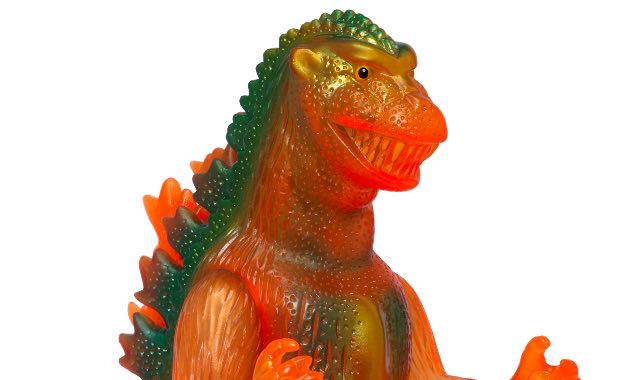 ソフビアイランド限定のマルサン製「'54ゴジラ350 Ehime Orange 黒目