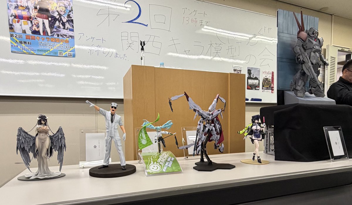 GP79978453's tweet image. ガレキ部門でうちのアルベドさんが、
2位になったらしいですよ〜😋

フィニッシャーズの塗料貰った！

ありがとうございました〜👍

 #第二回関西キャラ模型の会