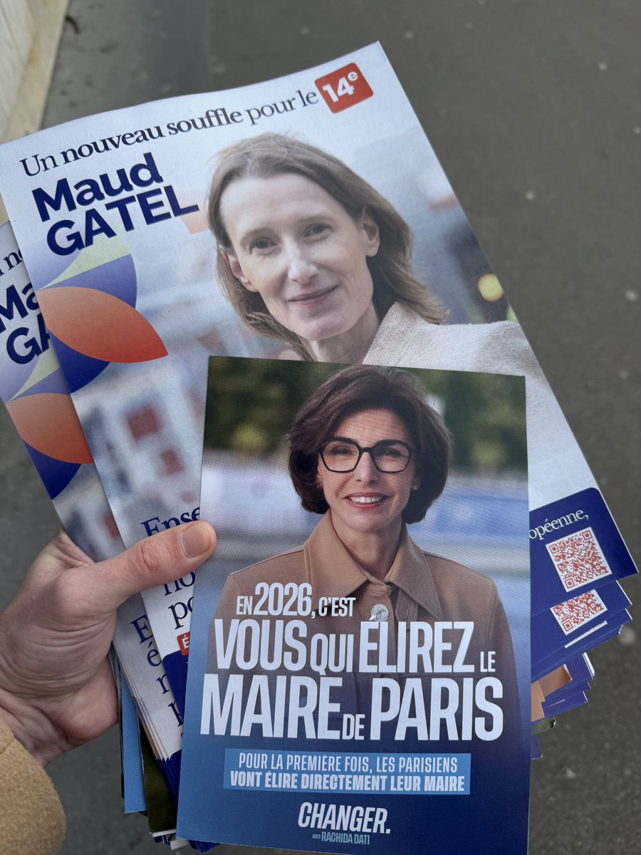 Week-end de campagne pour <a href="/maudgatel/">Maud Gatel</a> !

Pour un nouveau souffle à la mairie du 14ème #Paris14  !

<a href="/AvecMaud/">Avec Maud Gatel</a> <a href="/PourDati2026/">Dati 2026</a> #paris2026