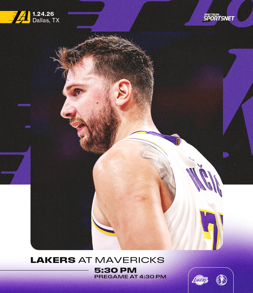 Lakers vs. Mavericks 🍿

Join us at 4:30PM for all your pregame needs on Spectrum SportsNet. 📺