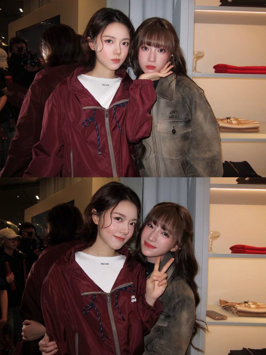 jinmaifiles's tweet photo. #ZHAOJINMAI with #OuyangDidi at the #MiuMiuEncounters event in Shanghai https://t.co/xBqLg22L3K