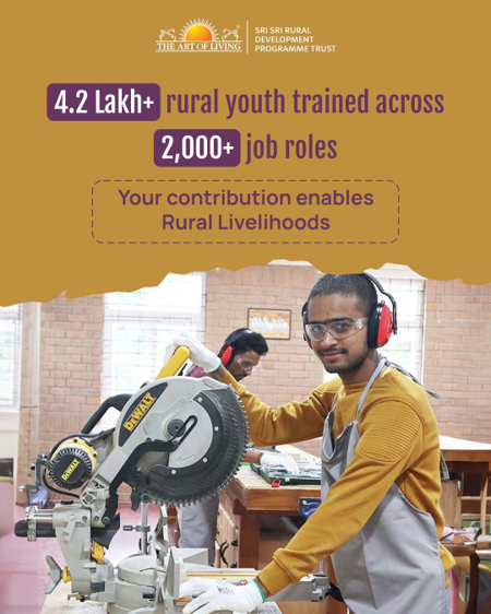SriSriRDP's tweet photo. Behind every skilled youth is a village moving toward self-reliance 🌱
When skills reach rural India, livelihoods follow 🤝
Your support turns learning into earning—and hope into opportunity.
👉 https://t.co/81y1FJzcV8
#SkillToLivelihood #RuralYouth #EmpoweringIndia #SSRDP https://t.co/pOQyZlo6MZ