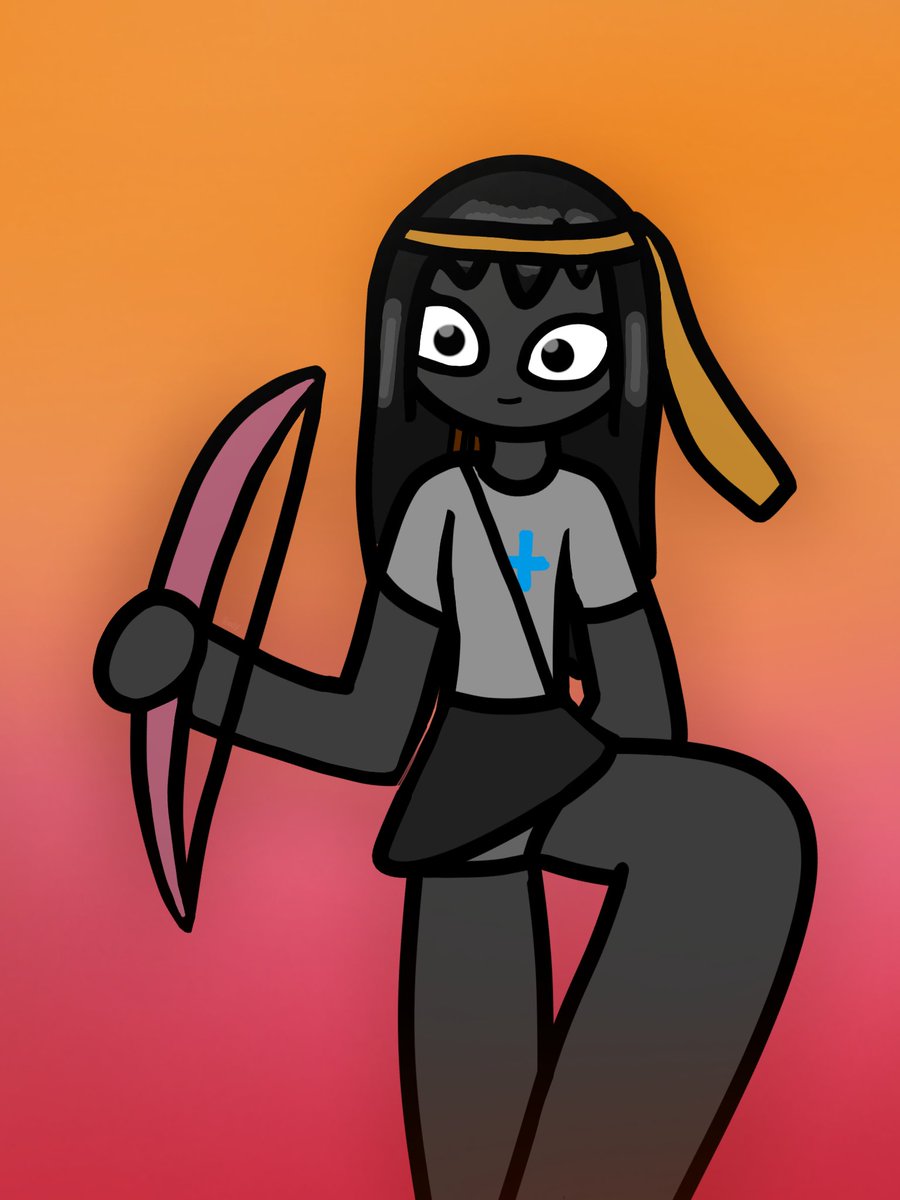 Vexiy_Archer's tweet image. If Vex was a girl 😍🏹✨ 
#femaleversion #stickman #artist #ocart