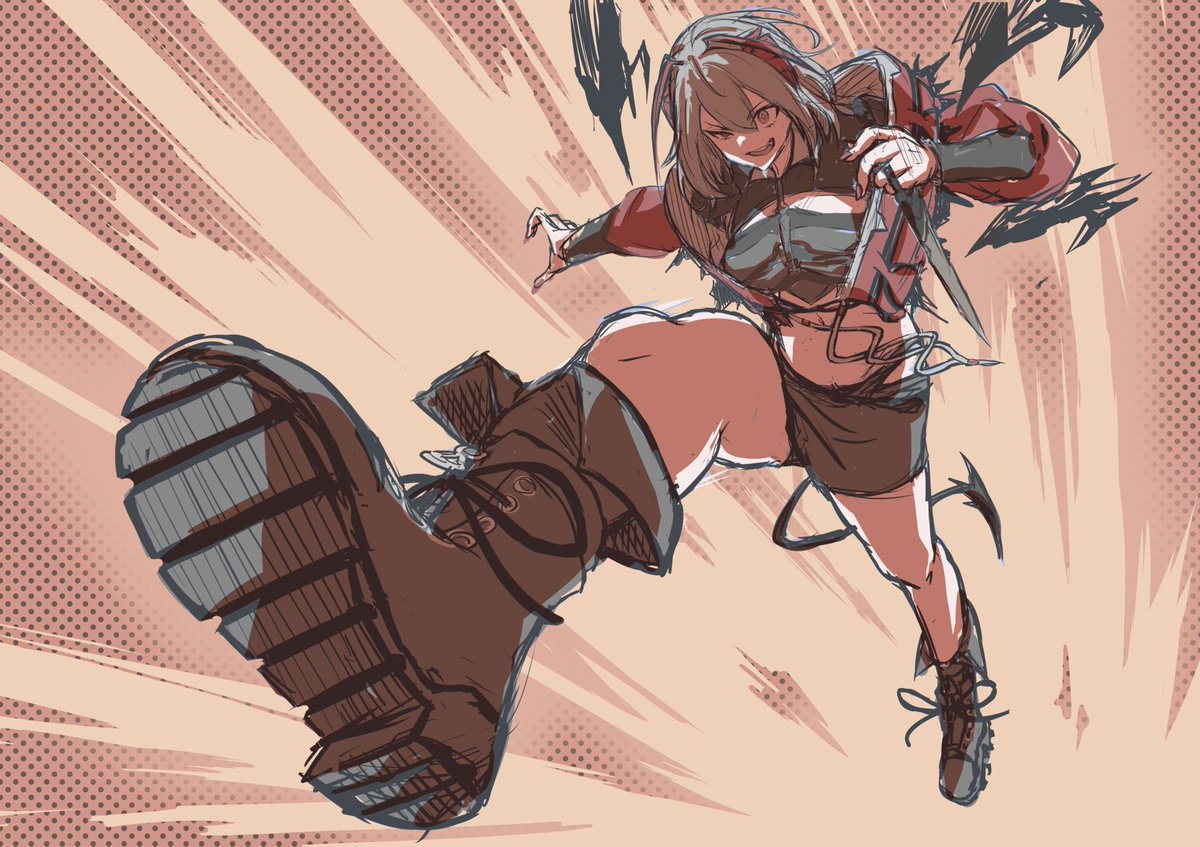 「結局全身描きたくなった途中経過! #WIP #アークナイツ #明日方舟 #ウィシ」|姫野たつた - Tatsuta Himenoのイラスト