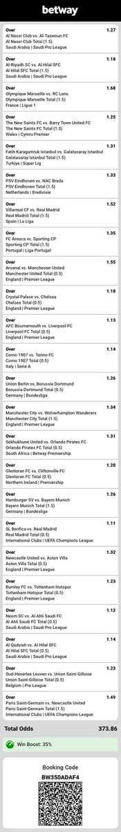 Calie_The_Guy's tweet photo. Let’s go Total goals over 1,5 /0,5 

💥🔌⌛️✅🔥📍

@Dbanj25 

Bet link ➡️https://t.co/pRYfr0aiGn

 ➡️ BW350ADAF4 https://t.co/A04Phn6FlA