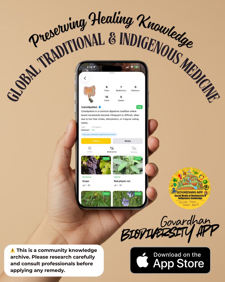 Govardhanapp's tweet photo. One of our Main Goal is for #traditional #medicine like #Ayurveda, #indigenous #health, #herbal #remedies etc to be recorded!! Before it’s slowly removed from our daily life and stories!! So we have a record of those information still and able to research on it when needed. https://t.co/iMzUE6pbSa