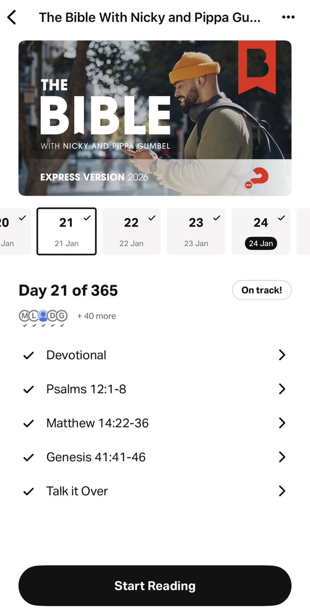 The best thing I’ve read this week: 

“Don’t let your heart be bitter in times of suffering, nor boastful in times of success. Recognise that God is sovereign over your life and your situation.”

#bibleinayear