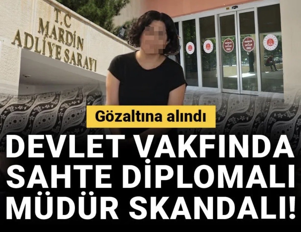 Ülkede merdiven altı ürünlerin yanında, merdiven altı diplomalı bürokrattan da geçilmez oldu..!
Türkiye’yi getirdikleri nokta…!