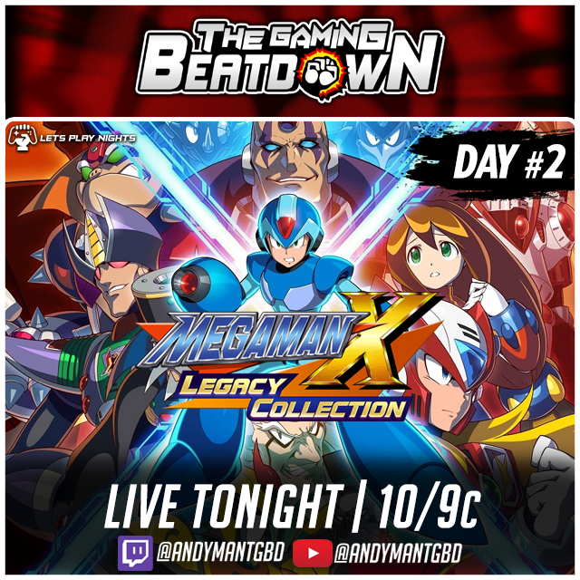 AndyManTGBD's tweet photo. #TGBD LIVE TONIGHT @ 7pm PT | 8pm MT | 9pm CT | 10pm ET:
Day #2 of Mega Man X Legacy Collection
TWITCH LINK: https://t.co/A81Hc3v79i
YOUTUBE LINK: https://t.co/2HCVXi9Xay
#AndyManTGBD #TwitchStreamer #YoutubeStreamer #MegaManX #MegaManXLegacyCollection https://t.co/LSGXr9zVVG