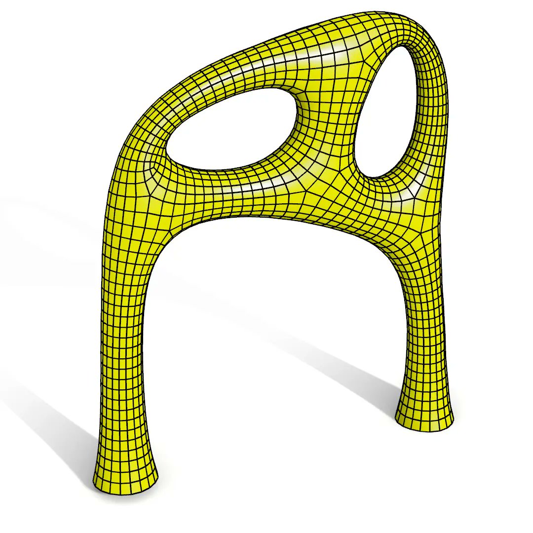 Parametric3d's tweet photo. In this Grasshopper Kangaroo tutorial, you’ll learn how to generate an inflated mesh around a network of interconnected lines using physical simulation.

Example + Tutorial 👇
https://t.co/rcbfuH4b6l https://t.co/KpJILgsGFU