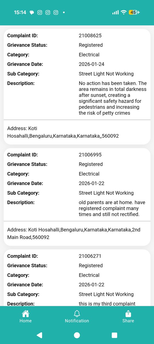 Despite multiple complaints filed over the last few weeks your office has displayed a pathetic level of incompetence and total disregard for public safety. <a href="/GBAChiefComm/">Maheshwar Rao.M, IAS</a> <a href="/krishnabgowda/">Krishna Byre Gowda</a> <a href="/Bengaluru_North/">BengaluruNorth</a>