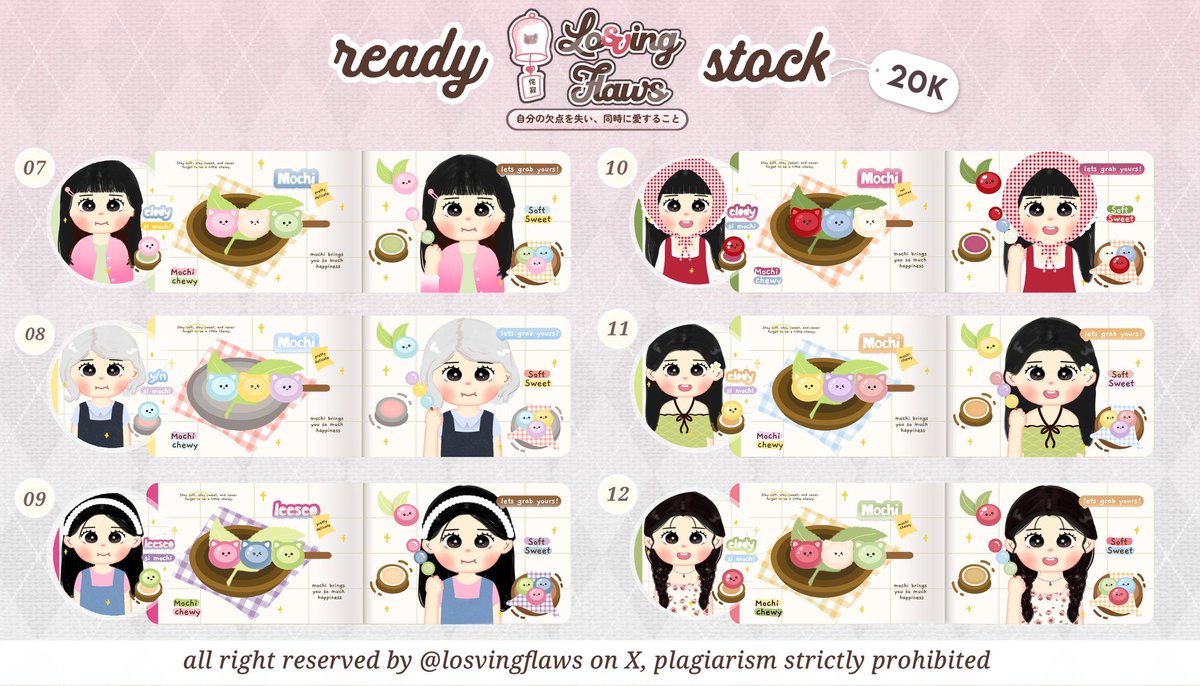 losvingflaws's tweet image. help rt / repost ia men temen, maaci🌷

eLoDy bawa 12 layout ready stock chibi non chara lagi, daaaann nanti direname sesuai nama temen-temen yang jajan ia 💝 lesgow choose your chibi___&amp;lt; ! 

more info cek alt ok ok? OK :3

#zonauang