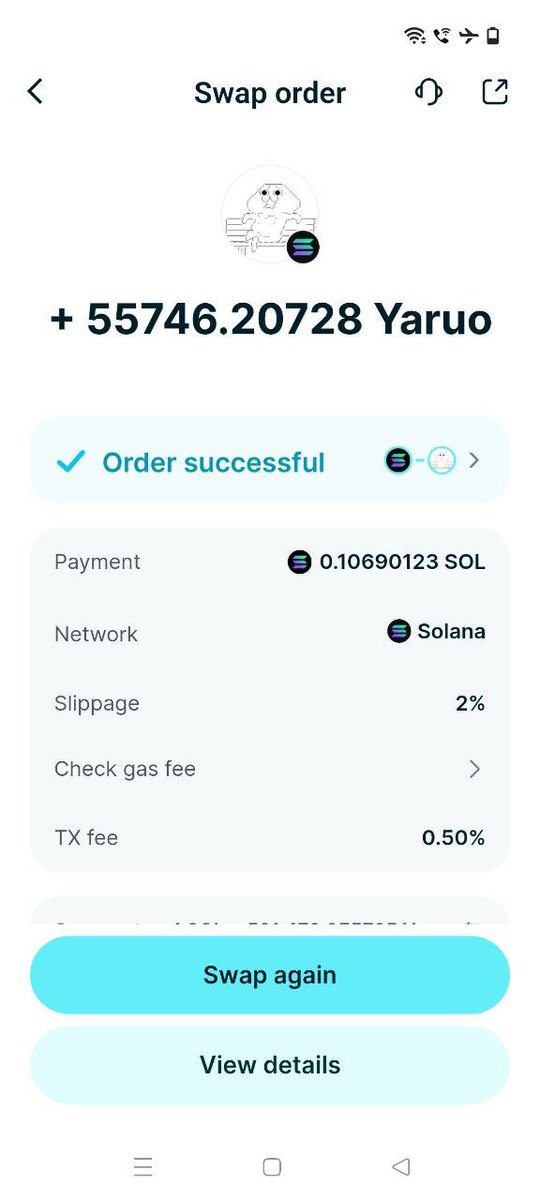 Swapped $12 $Yaruo via Bitget Wallet Swap
#Crypto4Everyone #Meme4All
Tags <a href="/lalitdobwal/">Lalit Meena</a>  <a href="/Krishnakkmr/">krishn</a>  <a href="/rishimkumar/">Rishi Kumar</a>  
<a href="/BitgetWalletSA/">Bitget Wallet South Asia 🇮🇳🇧🇩🇵🇰</a>