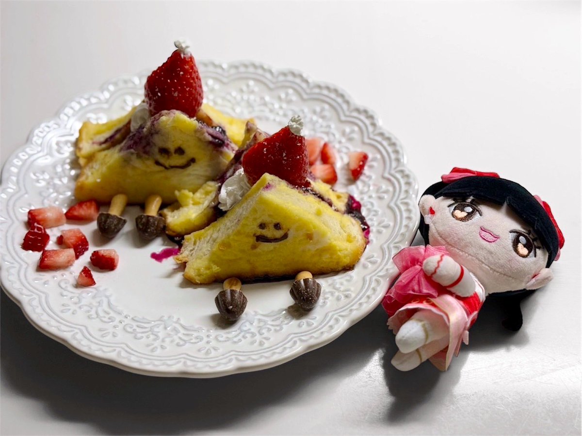 sendenbuin7's tweet photo. ときめきサンタフレトー作ってみました！

フレンチトーストと甘酸っぱい
ベリー系のジャムがマッチして
とても美味しかったです。

また作ろうと思います。

 #ときめし発表会
 #超とき宣 
 #NATSLIVE https://t.co/SJVGv3YQaZ