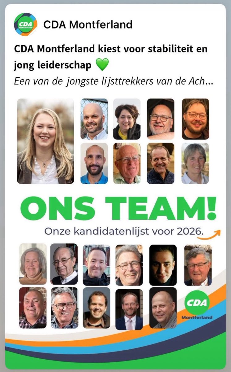 Als wethouder van buiten is het mooi om te zien dat er een volgende (jonge) generatie klaar staat🙂 <a href="/cdavandaag/">CDA</a>