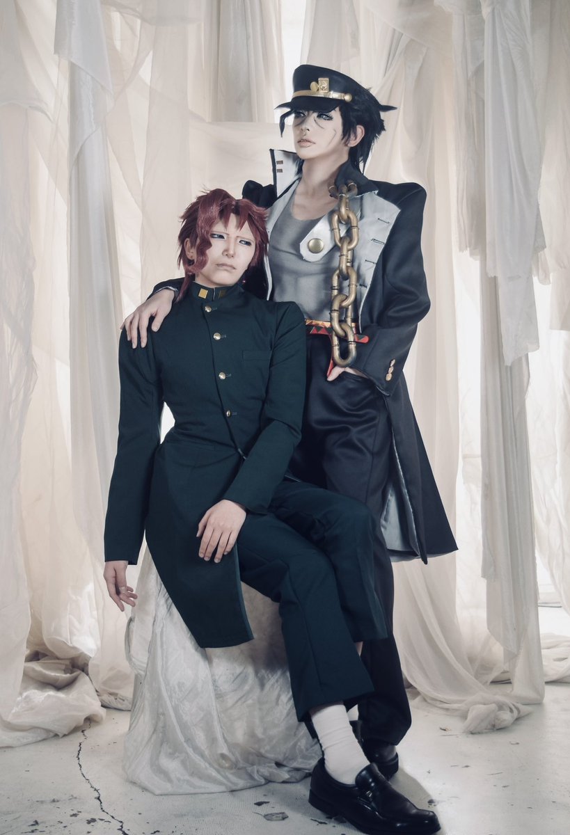 ⚠️cosplay

JJBA Stardust Crusaders

─────────────────

    I Wish Time Had Stopped Here…

─────────────────

⭐️ <a href="/paranocos0802/">磯貝🐚</a> 
🍒 <a href="/27_cosaka/">ツナサ"メ</a> 
📷 <a href="/rokotsu_pkg/">わたあめ</a>