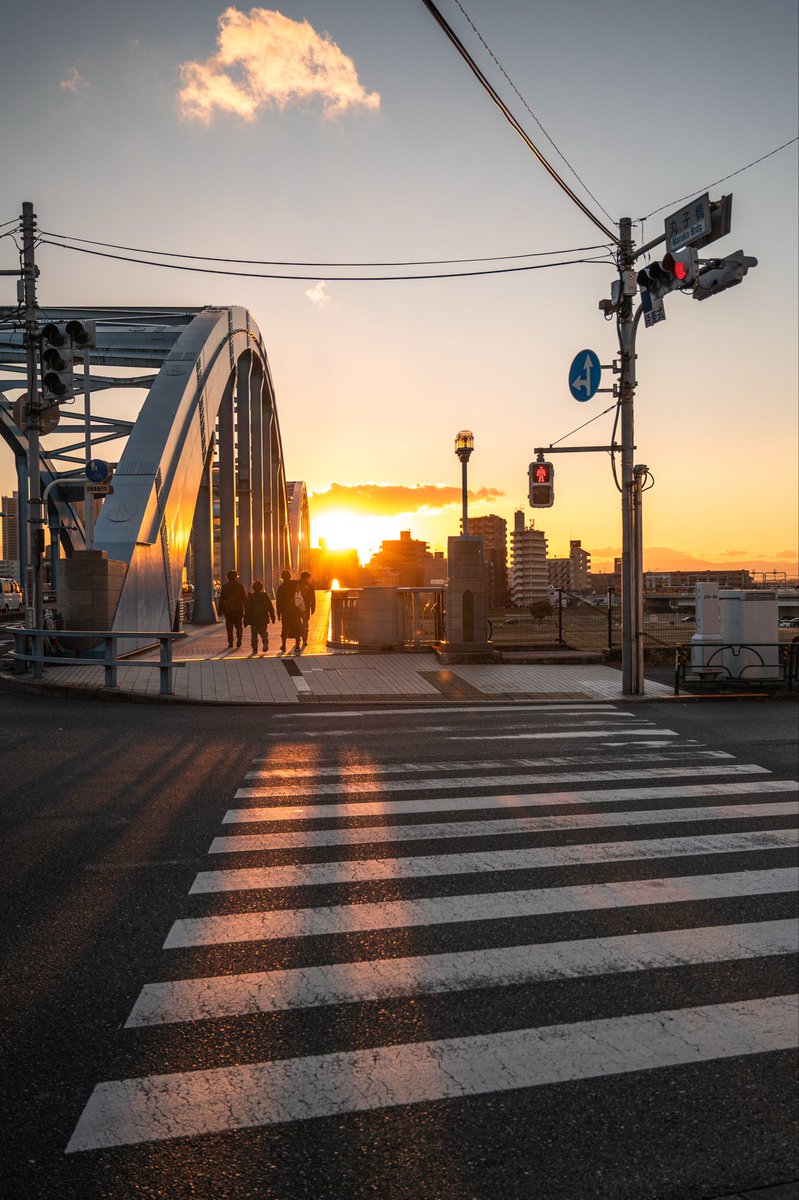 夕焼けはその場所へ。