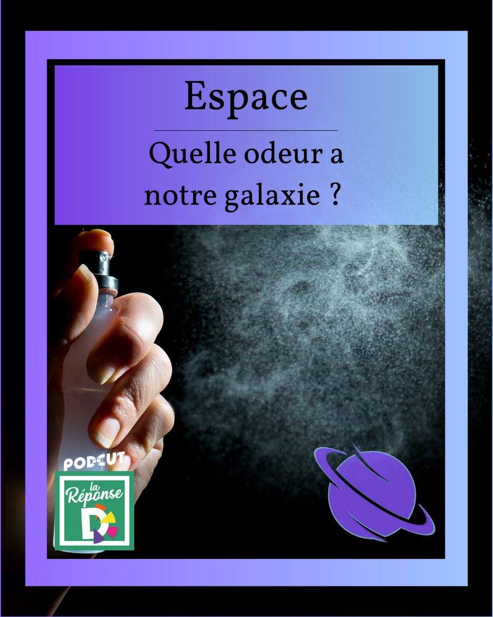 [LA REPONSE D] C'est la fin de la semaine ! Prenons un peu de hauteur et allons voir ce qu'il se passe dans l'Espace :  Quelle odeur a notre galaxie ? 

Cet épisode a été écrit, enregistré et monté par Maune et <a href="/Pomme____/">Pomme Padour 🍎 Officiel *️⃣</a>

shows.acast.com/la-reponse-d/e…