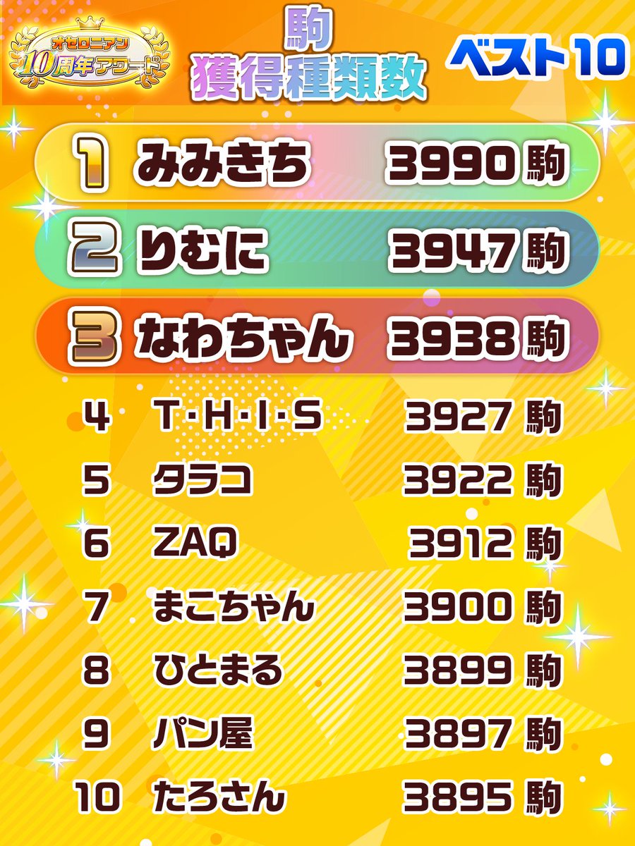 いちこ@逆転オセロニア (@Othellonia_info) / Highlights / X