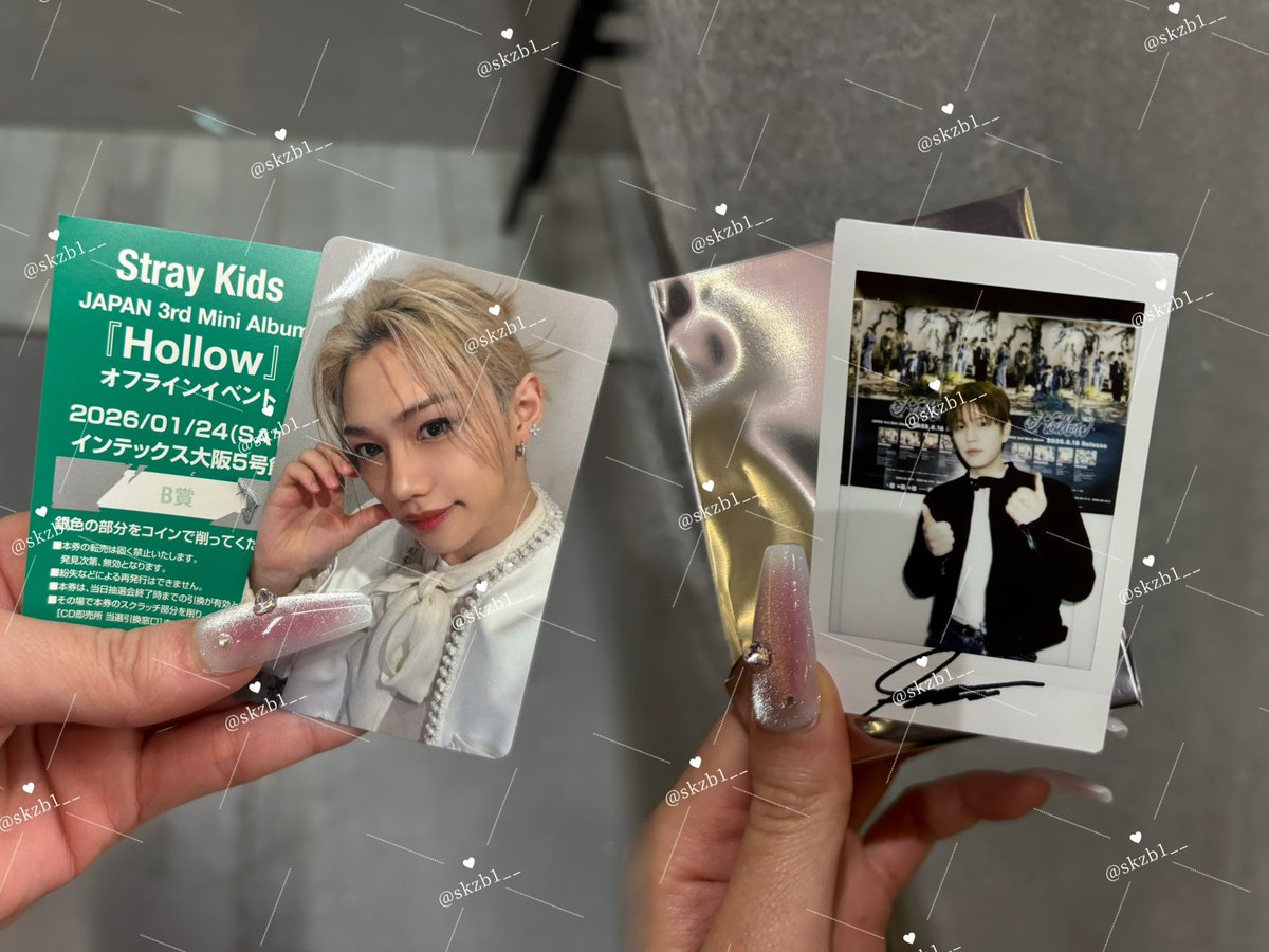 B賞当たってスンミンのチェキでした✌️