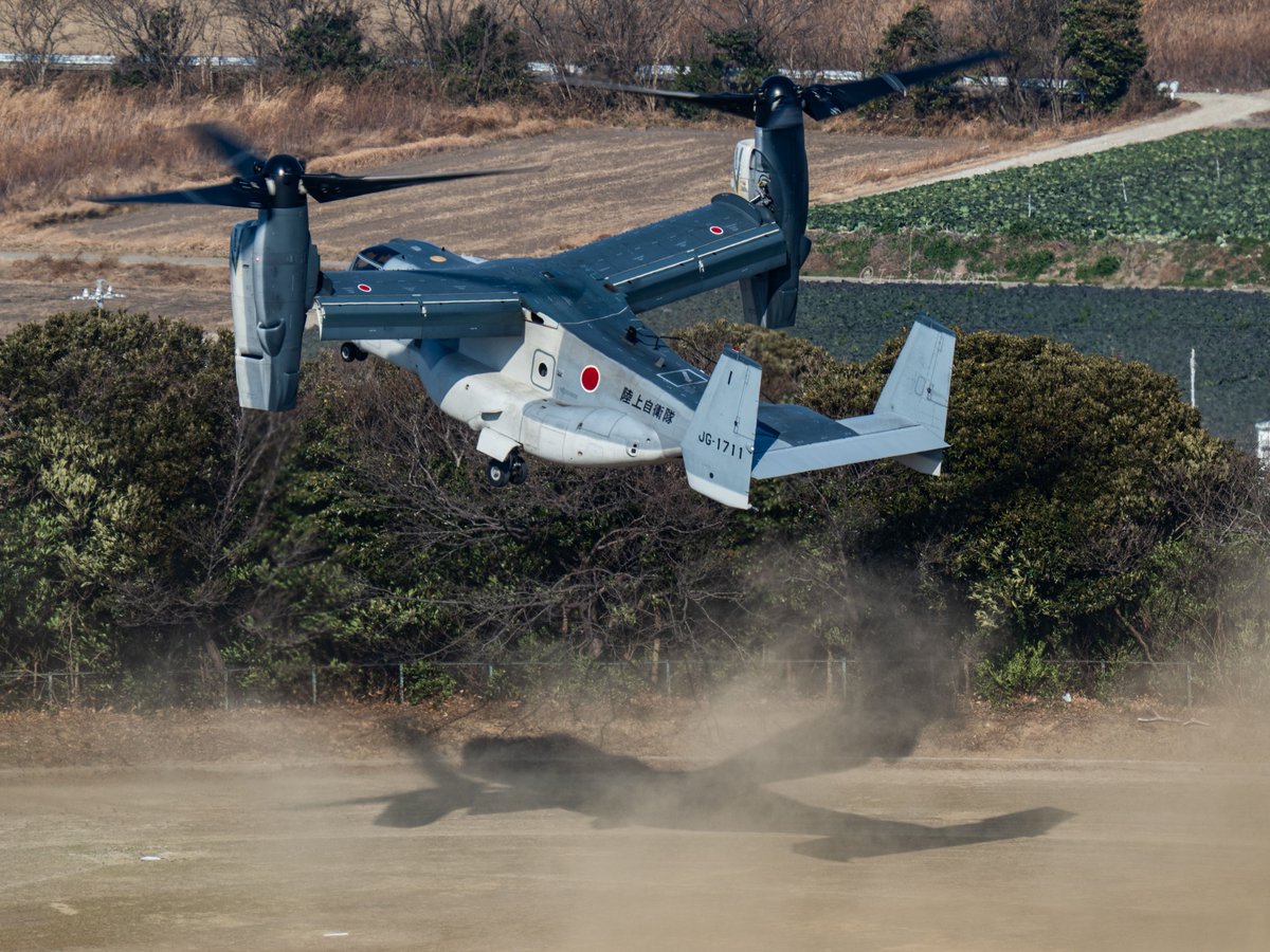 滅多に見れない陸自オスプレイの上面塗装🦈

2026.1.24
V-22 (91711)
#07南海レスキュー