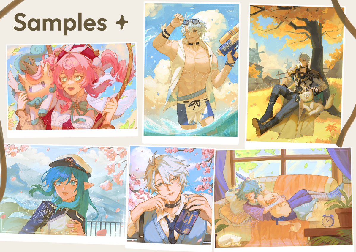 sleepyneffyy's tweet image. ✦ Commission Open! ✦

Helloo! I’m opening art/illustration comms for international and local 𐔌՞. .՞𐦯 check below for details, thank you!
╰┈➤ vgen.co/neffyy

♡ + ↻ are very appreciated!

#artcommission #VgenComm #artidn