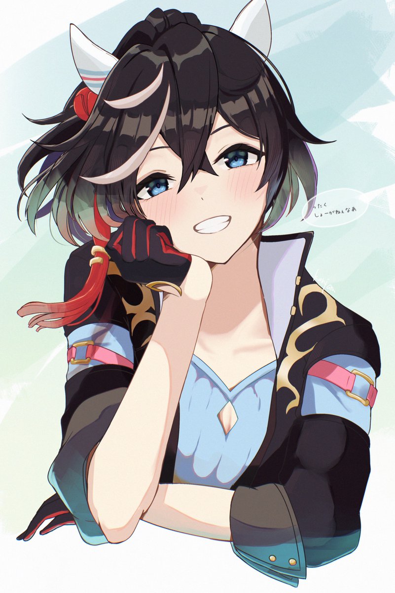 kaniitama's tweet image. エース…その顔は反則だ…