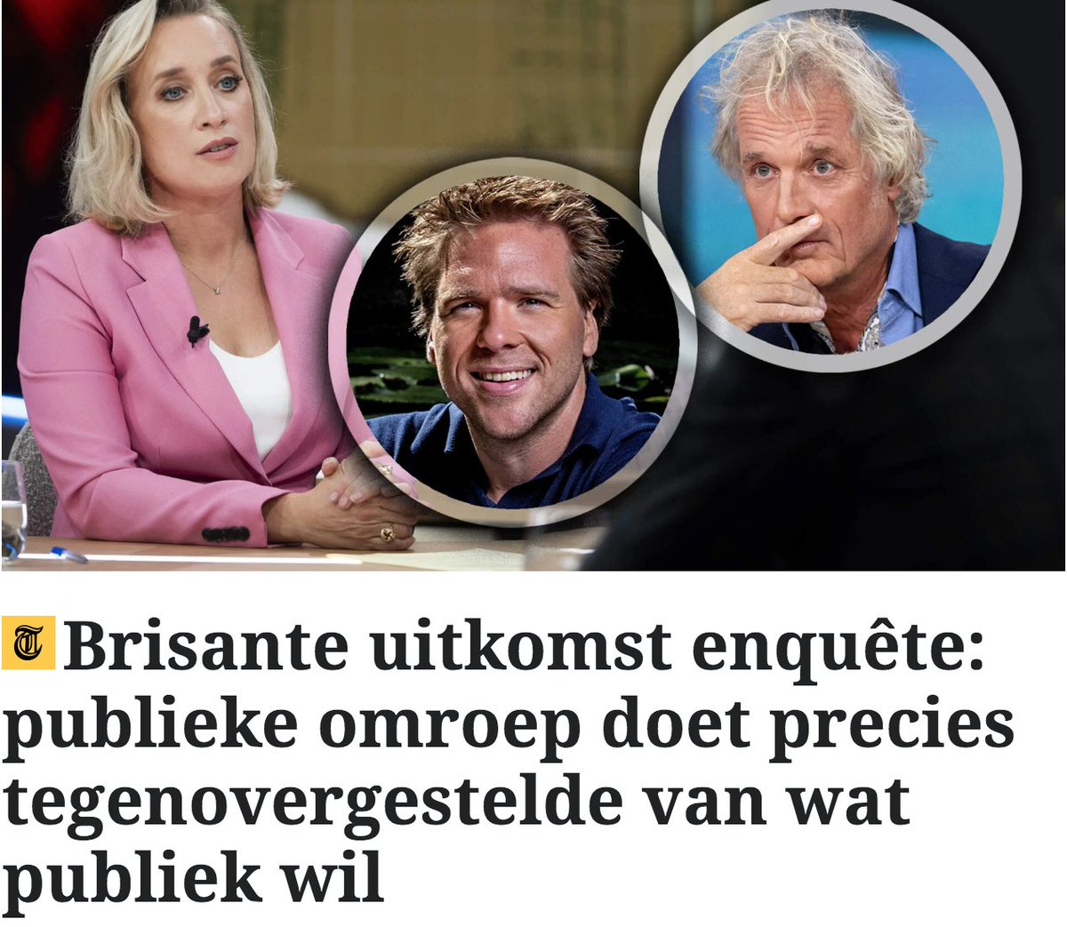 Goh, dat verwacht je toch niet. Meerderheid van het publiek is rechts en krijgt alleen maar links gelul voor hun belastinggeld.