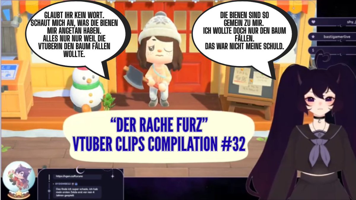 #GERVtuber #twitch
Folge 32 meiner Vtuber Clips Compilation
Featuring: <a href="/lunalayneria/">Lunalayneria | 🌙 GER VTUBER</a>, <a href="/LunariaMoon_VT/">LunariaMoonVT🐺🌙</a>, <a href="/Luricerus/">Luricerus|| höllenhund 🇩🇪🇮🇹</a>, <a href="/magVariety/">Maggie | Dokomi 26 | 2.0. SOON</a> &amp; <a href="/MarryofBlood/">Marry 🌹 GERVtuberin I 13.01. Partner-Special</a> 

youtu.be/Q7i9bL41X54