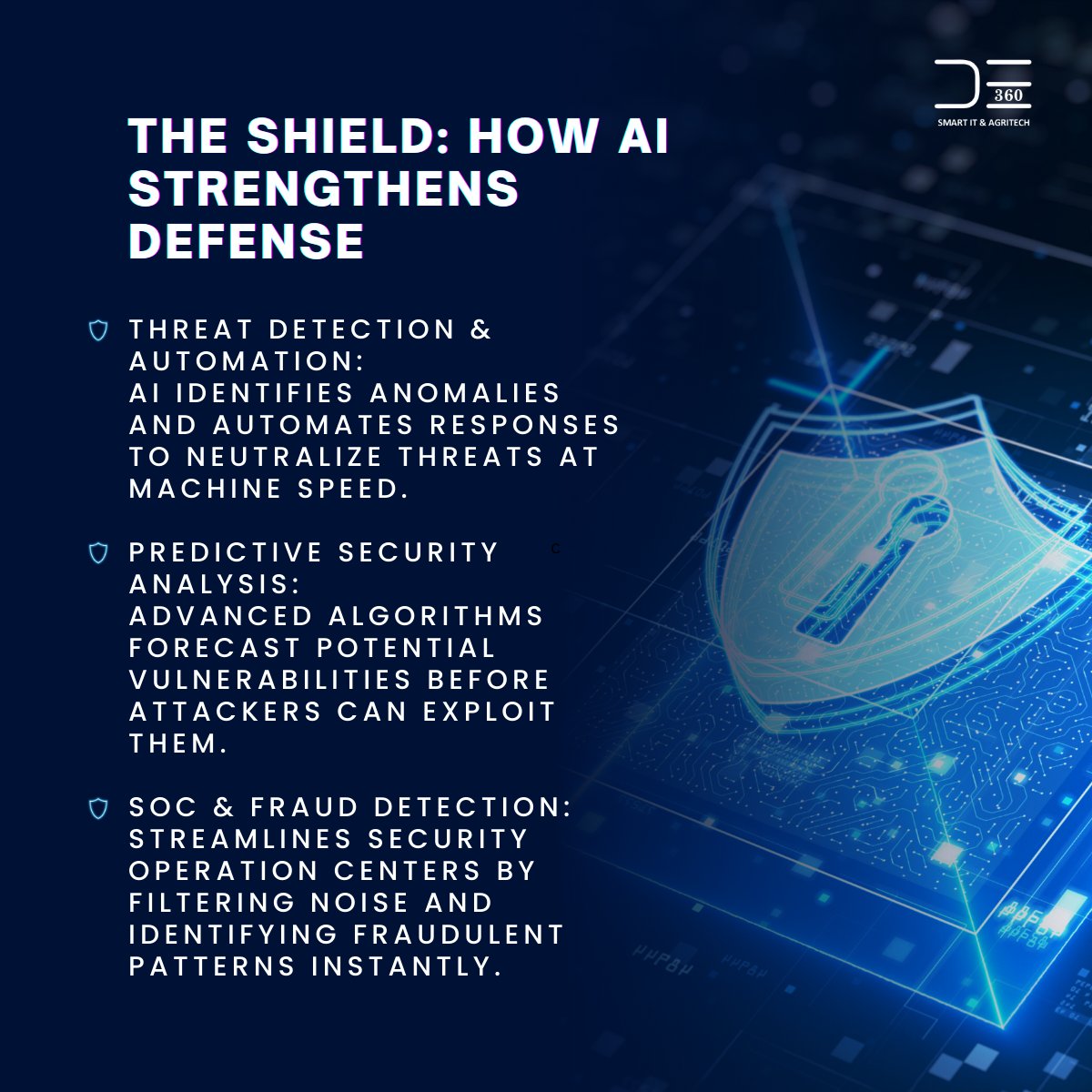 dataexperts360's tweet photo. AI is both shield and sword: defenders automate faster, attackers scale smarter. The advantage belongs to teams that adapt, govern, and learn the quickest. https://t.co/IgCLyGm5Xj