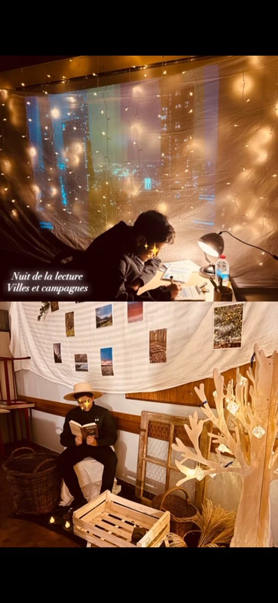 SKadimaMutombo's tweet photo. Nuit de la lecture au Collège E.Lambert. Merci aux parents et aux enseignants volontaires de faire de cette 2ème nuit une réussite sur le thème Villes et Campagnes @AcAmiens @PMoyarecteur @DSDEN60 #nuitdelalecture #villerssaintpaul https://t.co/G18oFJo8j1