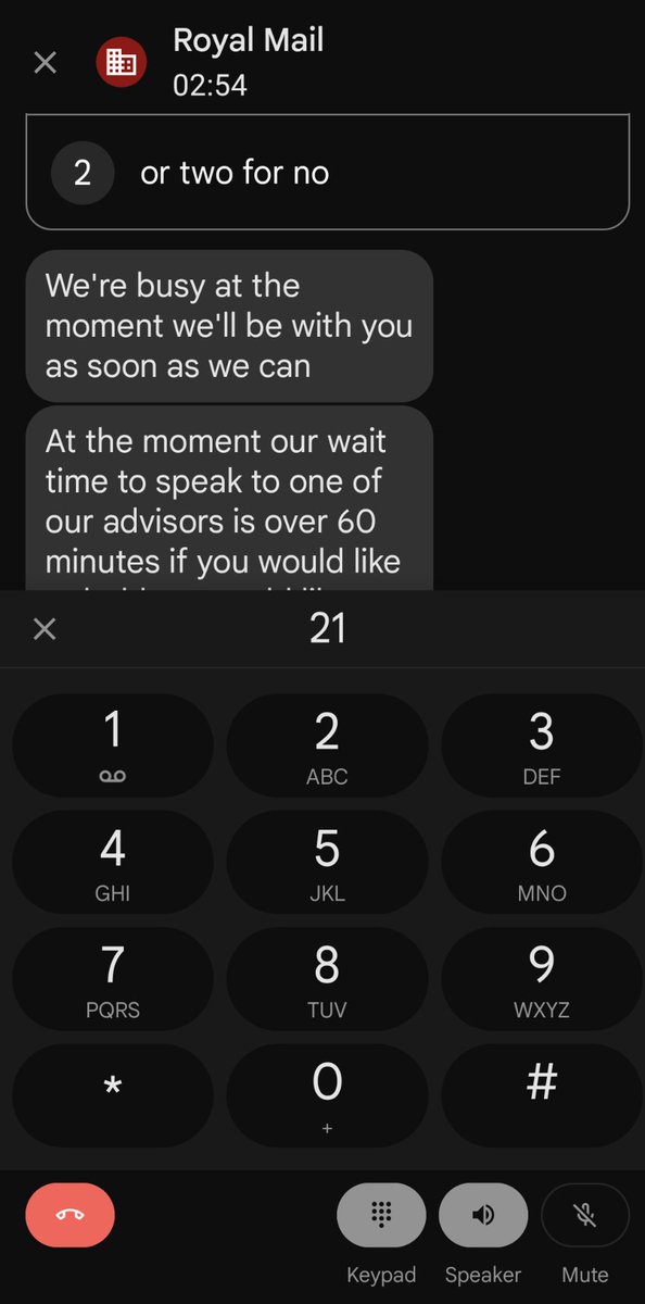 kevmcdougle's tweet photo. @RoyalMail lost my passport then over 60 mins to talk to someone. 👏🏻 Fantastic customer service https://t.co/aY6A3Y4wm8