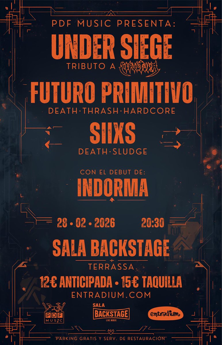 ¡Ha llegado el momento de nuestro debut musical, junto con el gran <a href="/GUINDAKO/">Cuídensemele.</a> , en INDORMA!

Menudas otras bandas nos arroparán. ¡Tremenda noche de METAL!

Si te apetece venir, tenemos un puñado de entradas a 5€, ¡te guardamos una! 

¿Nos ayudas con un RT, porfa? ¡Gracias!