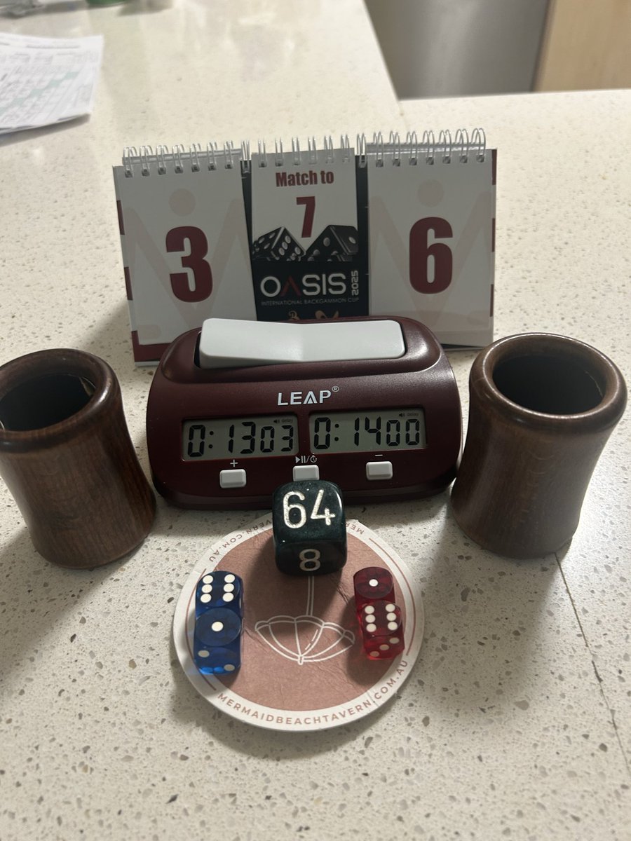 BackgammonMax's tweet image. SUNDAY 🌞 BACKGAMMON 

CAFE ☕️ BACKGAMMON

Social fun 🤩 and tournament style matches + FREE tutoring lessons 
Time : 10 am - 1.30 pm
 Counter Eatery Cafe Merrimac (next door to the Mighty Merrimac Tavern )
Absolutely everyone is 💯% welcome 🙏