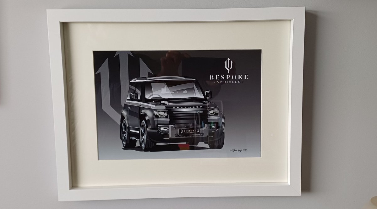 Bespoke - says it all really!
Unique art of #newdefender
#landrover #defender90