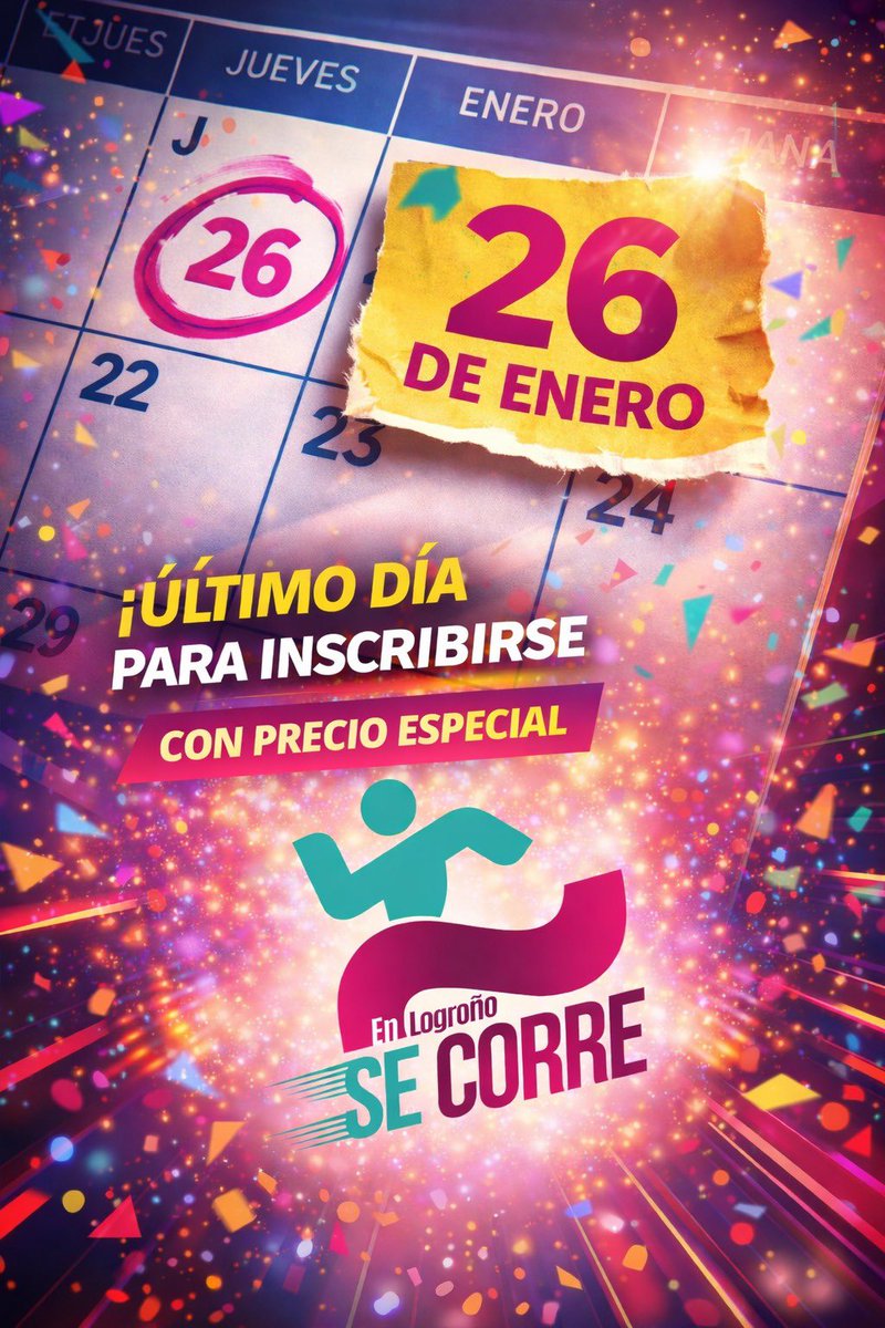 No te olvides que el 26 de enero es el último día para poder inscribirte con precio especial.

actualsportgestion.com/carrera-en-log…