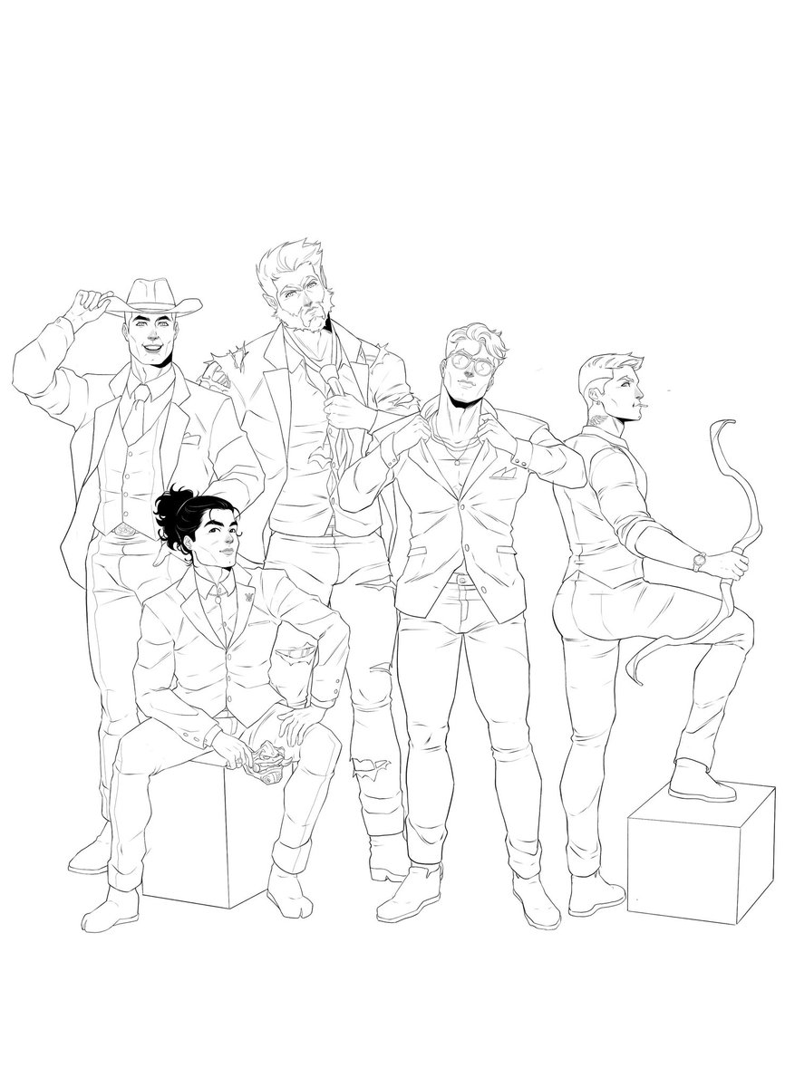 comicsthecast's tweet photo. The Cast boys lineart by Matheus Costa #thecastcomicbook https://t.co/ohsgOs7pqD