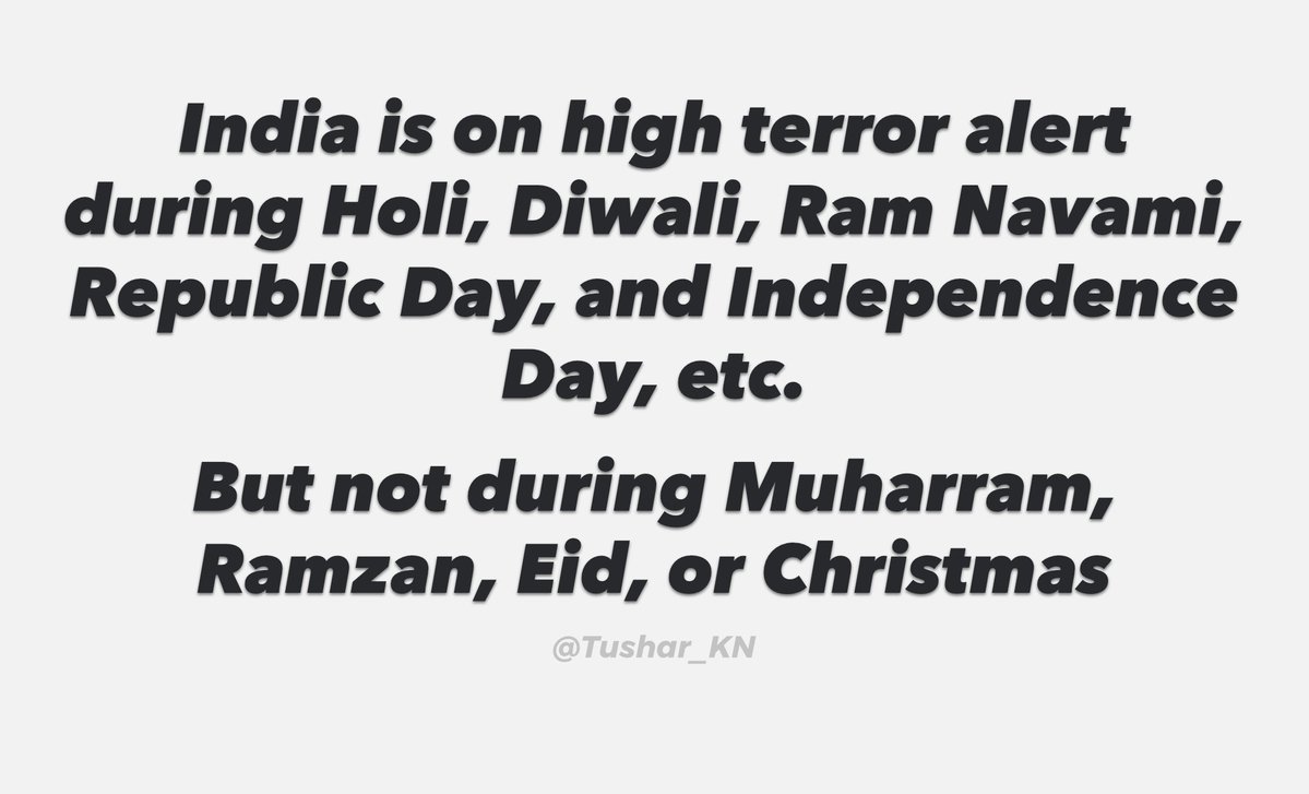 There is a price to be paid for being a secular country