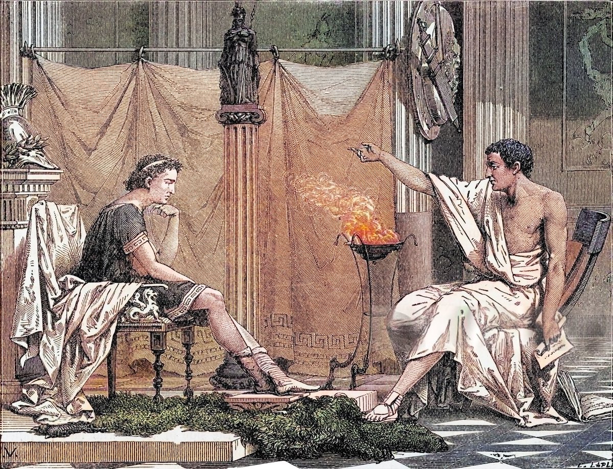 RealHellenist's tweet photo. Alexander the Great, pupil of Aristotle. https://t.co/Y90j4YCaC6