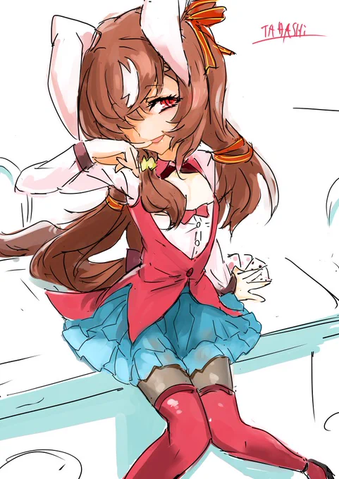 フレアスカート燕尾バニー装備スティルさん #ウマ娘 #ウマ娘プリティーダービー #ウマ娘_スティルインラブ