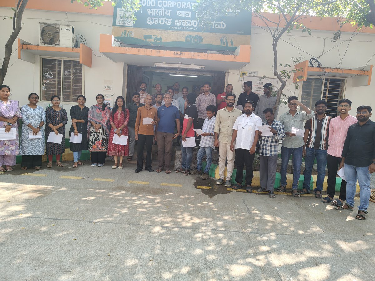 FCI Divisional Office, Raichur celebrated the spirit of National Voters’ Day (25th January) by encouraging officers and staff to take the voters’ pledge today.  Embracing the theme “My India, My Vote”. #NVD2026 <a href="/FciKarnataka/">FCI_Karnataka</a> <a href="/fcisouthzone_pr/">FCI ZO South</a>